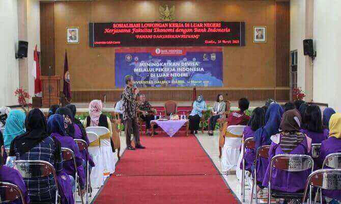 Tingkatkan Devisa, BI Beri Mahasiswa Ciamis Peluang Kerja di Luar Negeri